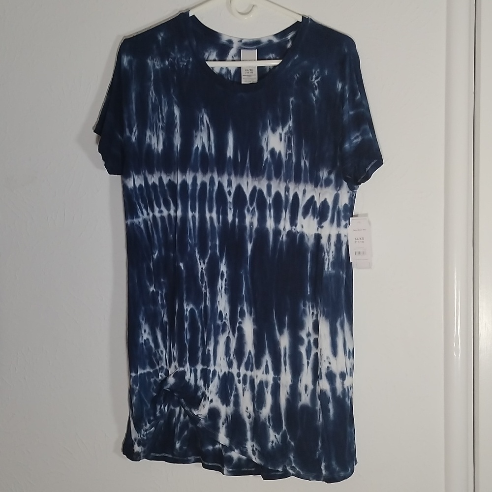 Time and Tru Twist Knot Tee Women's XL/XG (16-18) Top Brand New